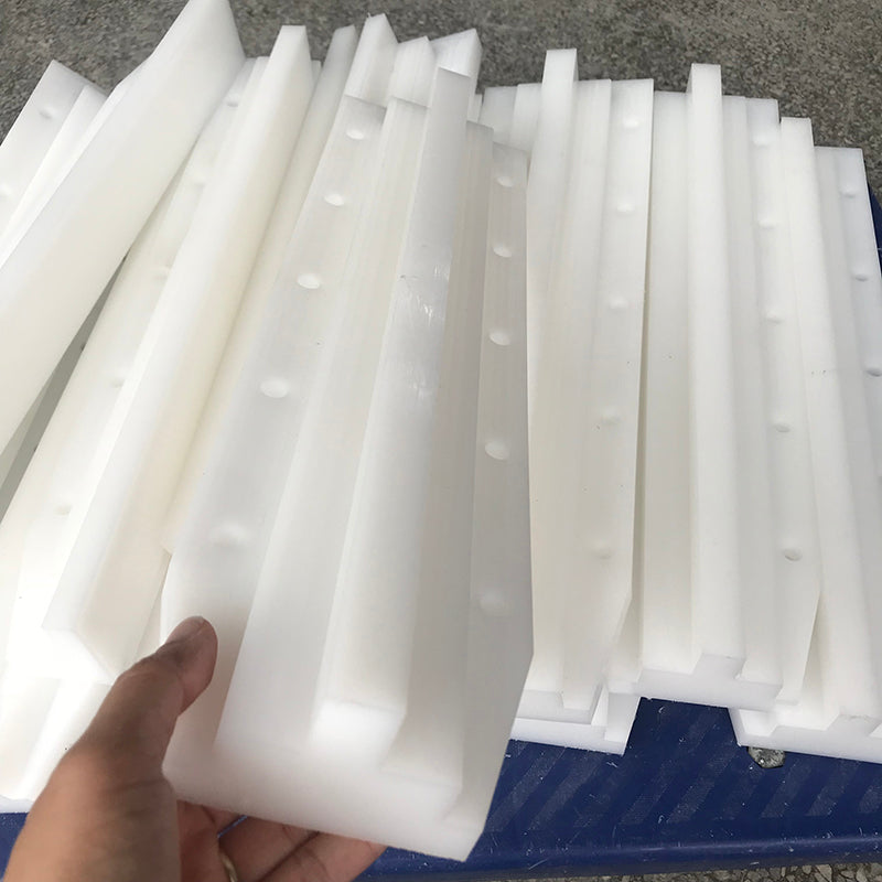FDA approved white UHMW polyethylene sheet used as cutting board in food preparation