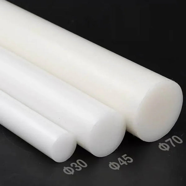 Low-friction black and white UHMWPE rods for sliding and bearing applications