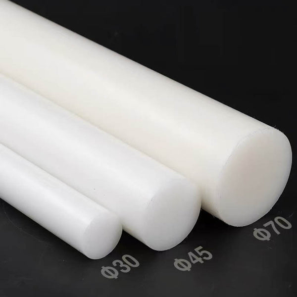 Low-friction black and white UHMWPE rods for sliding and bearing applications