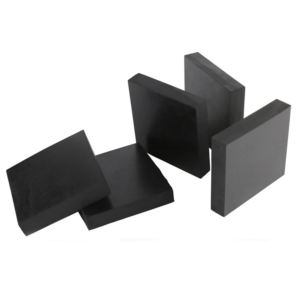 Weather-resistant black rubber sheet for outdoor sealing and insulation