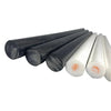 White Delrin rod suitable for food-grade or medical plastic parts