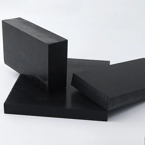 5mm white acetal POM sheet shown in flat format, suitable for laser cutting