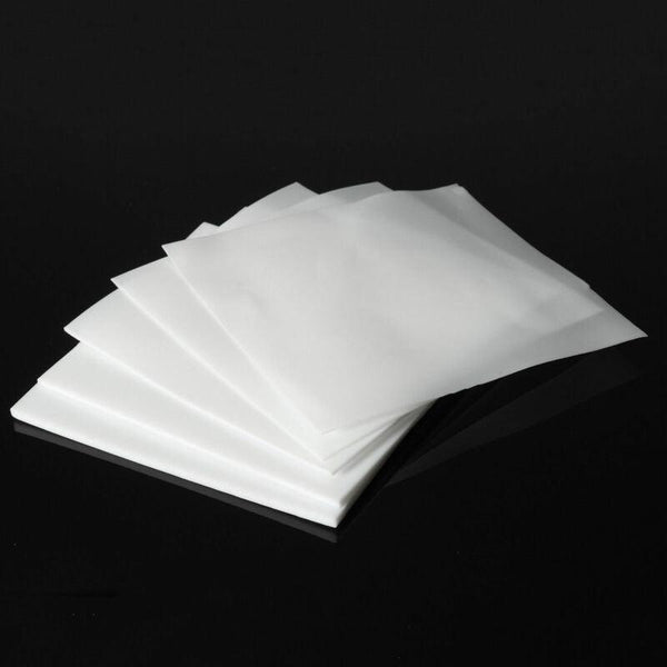 White PTFE film sheet 0.1mm non-stick Teflon for gasket and sealing