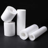 White PTFE hollow rod in full length for industrial use