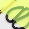 Yellow translucent plastic sheet for crafts and packaging design