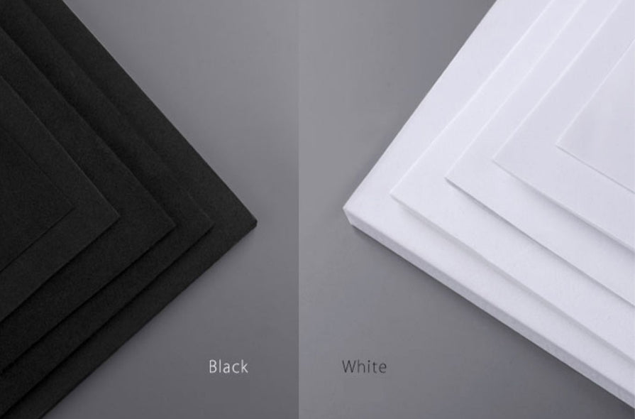 BeePlastic ABS Sheet - Black/White - Large - DIY Crafts & Furniture –  beeplastic