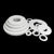 PTFE washer set - 10 pieces white Teflon gasket