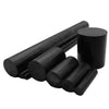 Black ABS Rod - 500mm Machinable Plastic Bar