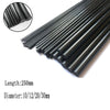 20mm black nylon rod made of PA6, engineering round plastic bar