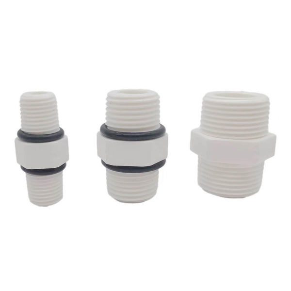 1/4 inch BSP male thread fitting with O-ring for RO aquarium water system