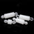 White nylon 2.5mm PCB standoff spacers in 50pcs pack for circuit board mounting