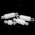 White nylon 2.5mm PCB standoff spacers in 50pcs pack for circuit board mounting