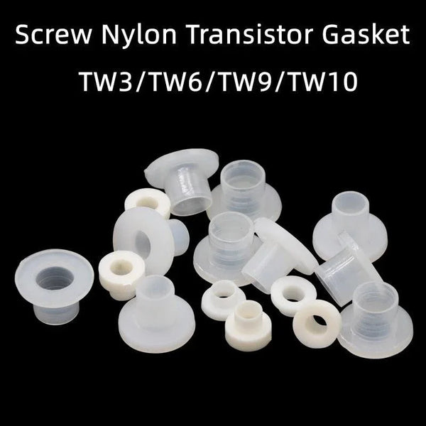 Nylon insulating washers with TW3 TW6 TW9 TW10 sizes – inner and outer diameters