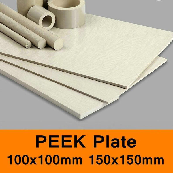 CNC-machinable ICI PEEK plastic sheet close-up