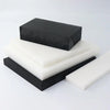 Black and white POM acetal plastic sheets in 300x300mm size for CNC cutting and DIY