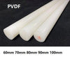 Full view of 500mm PVDF round rod, chemical and heat resistant