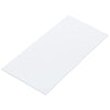 UHMW polyethylene plastic sheet 4x8x0.12 inch white front view for industrial and food use