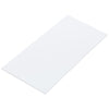 UHMW polyethylene plastic sheet 4x8x0.12 inch white front view for industrial and food use