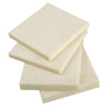 Close-up view of white polyamide nylon sheet surface texture