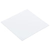 White UHMW Polyethylene Sheet 12"x12"x0.08" for Cutting Board and Machinery