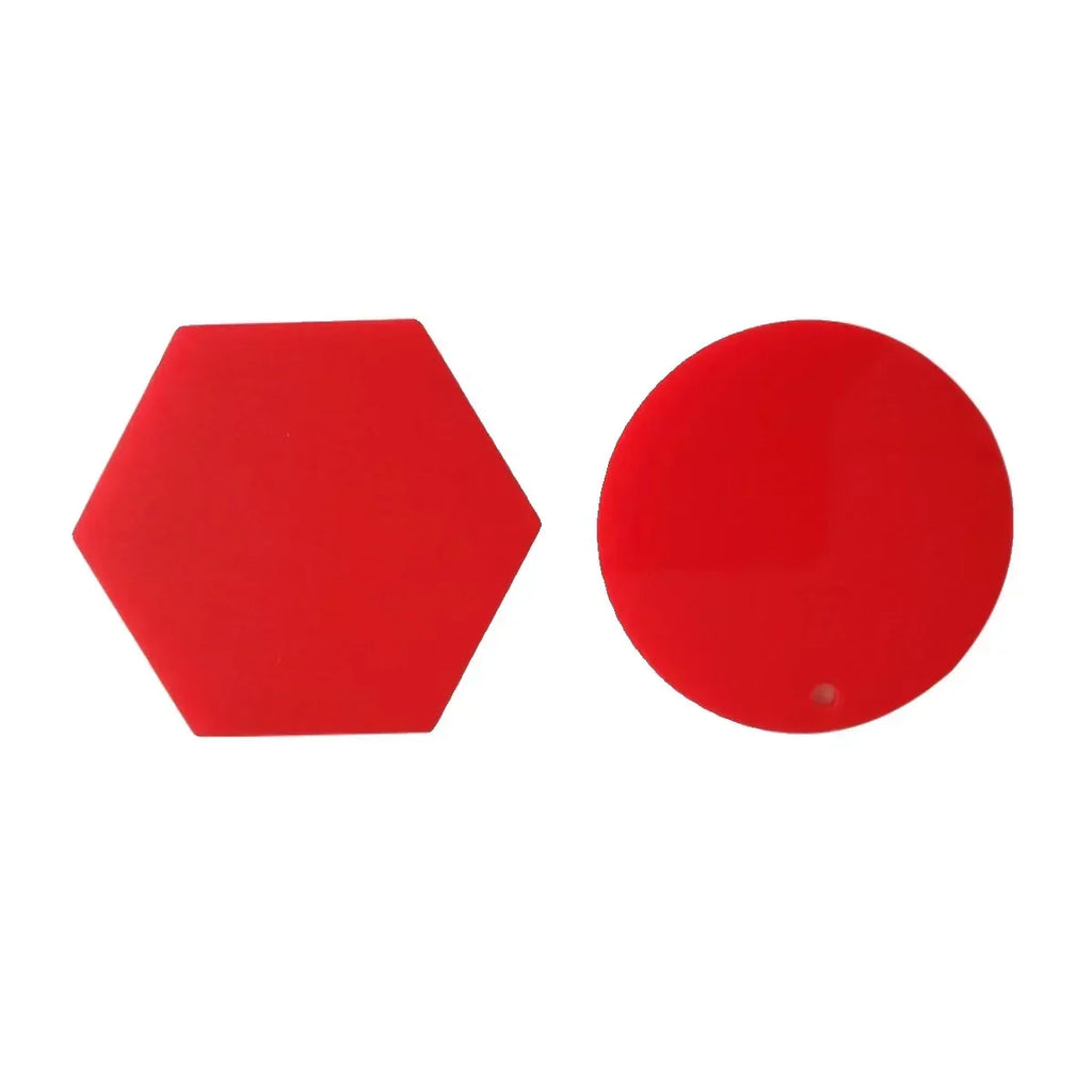 Custom Machined Red Acrylic