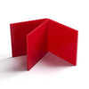 red acrylic sheets