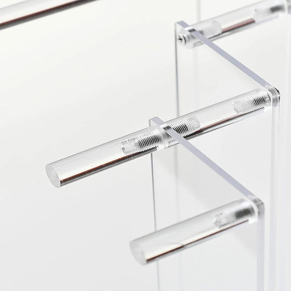 2-tier acrylic display riser compact organizer for small spaces