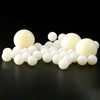Front view of 25.4mm Nylon 66 plastic balls for industrial use
