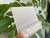 Close-up view of 2mm thick translucent black acrylic plastic