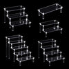 3-tier clear acrylic shelf for mid-size countertop display needs