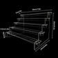 Comparison of 3-tier and 5-tier acrylic organizers