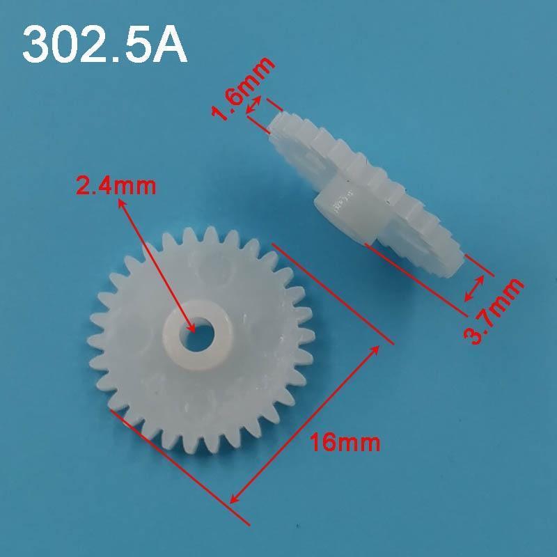 pom gear 30 Tooth POM Spur Gear – Mod 0.5, 2mm for Robotics Kits 302.5A x10PCS
