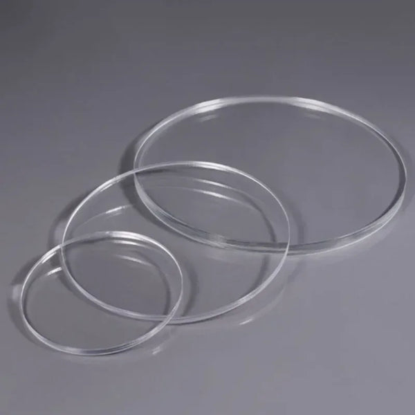 3mm thick acrylic round disc with premium rigidity for displays and coasters