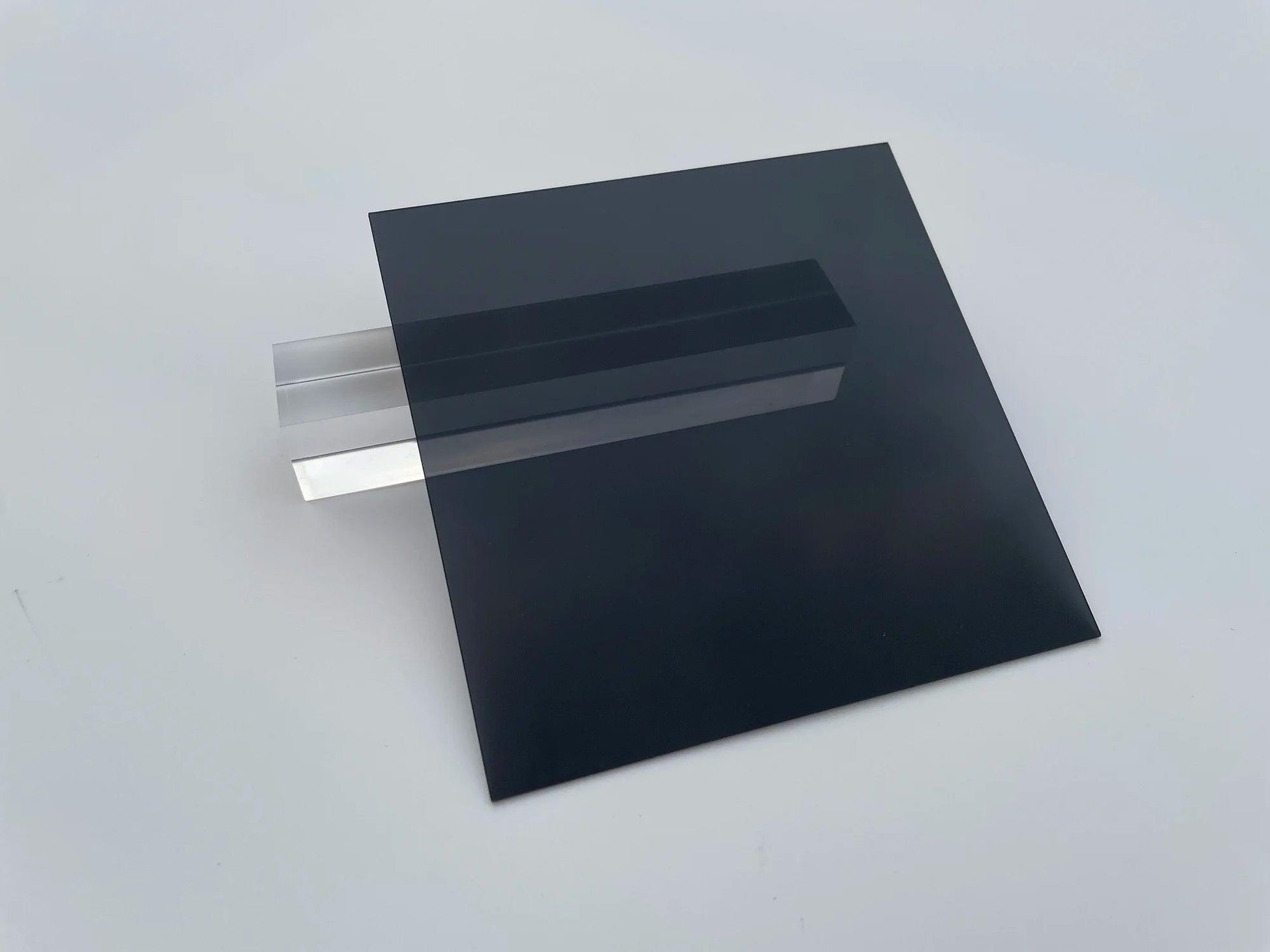 Black translucent acrylic sheet
