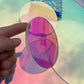 Customized Round Rainbow Acrylic Sheets in various diameters tailored to client specifications
