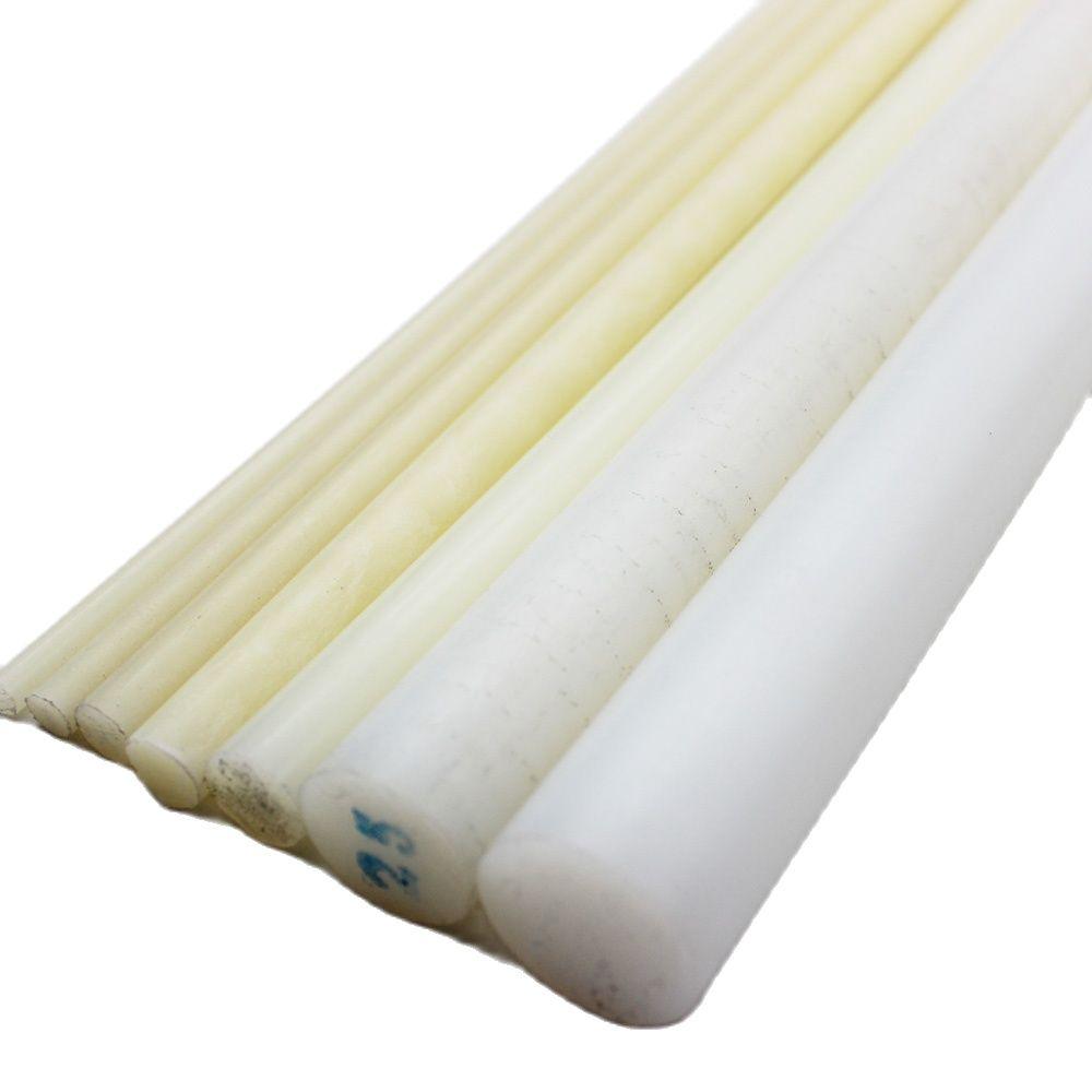 6mm diameter white nylon rods