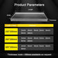 Impact-resistant transparent PC board used for machinery guards