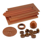 Custom CNC machining of PI polyimide plastic parts for high-temperature aerospace and electronics applications