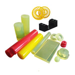 PU polyurethane custom machining for flexible seals gaskets and impact-absorbing components