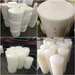 White acetal rod, round bar, engineering plastic