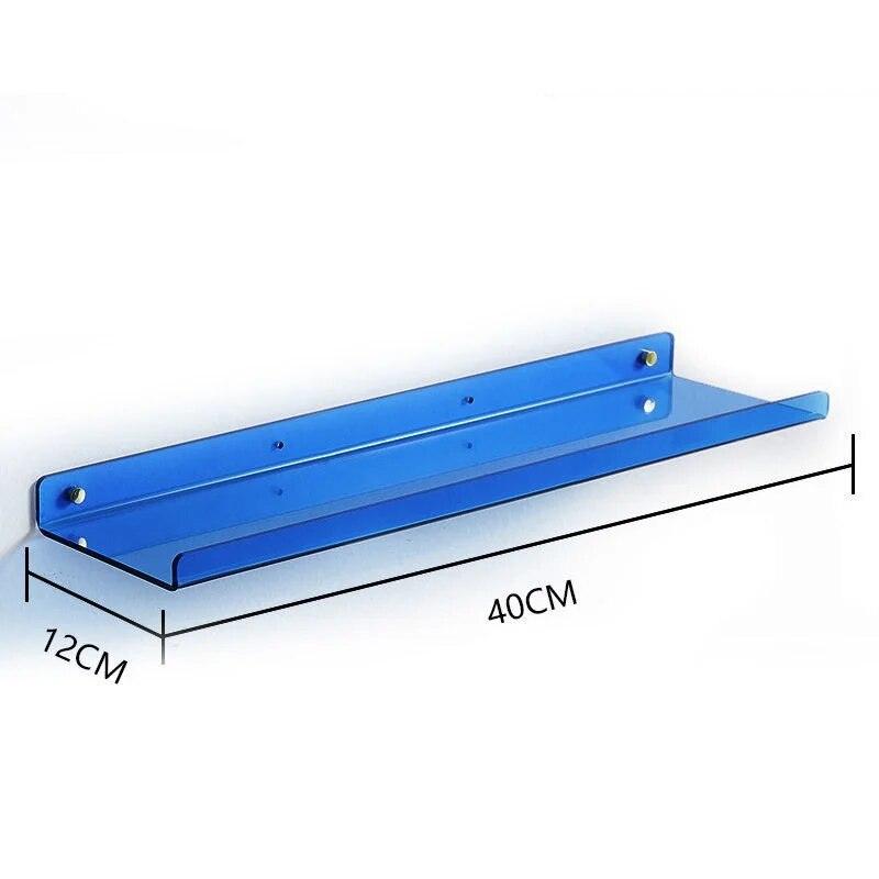 47131Acrylic wall hanging shelf in blue241218330|47131241251098