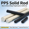 PPS GF40 rod 40% glass fiber reinforced polyphenylene sulfide - view 7