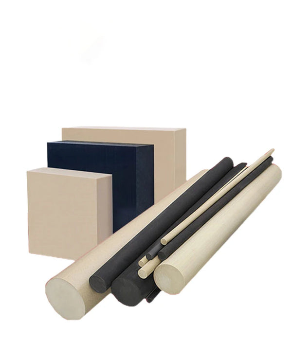 PPS rod polyphenylene sulfide natural and black - view 4