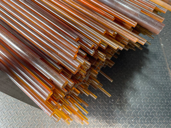 Amber PEI polyetherimide rod - view 10