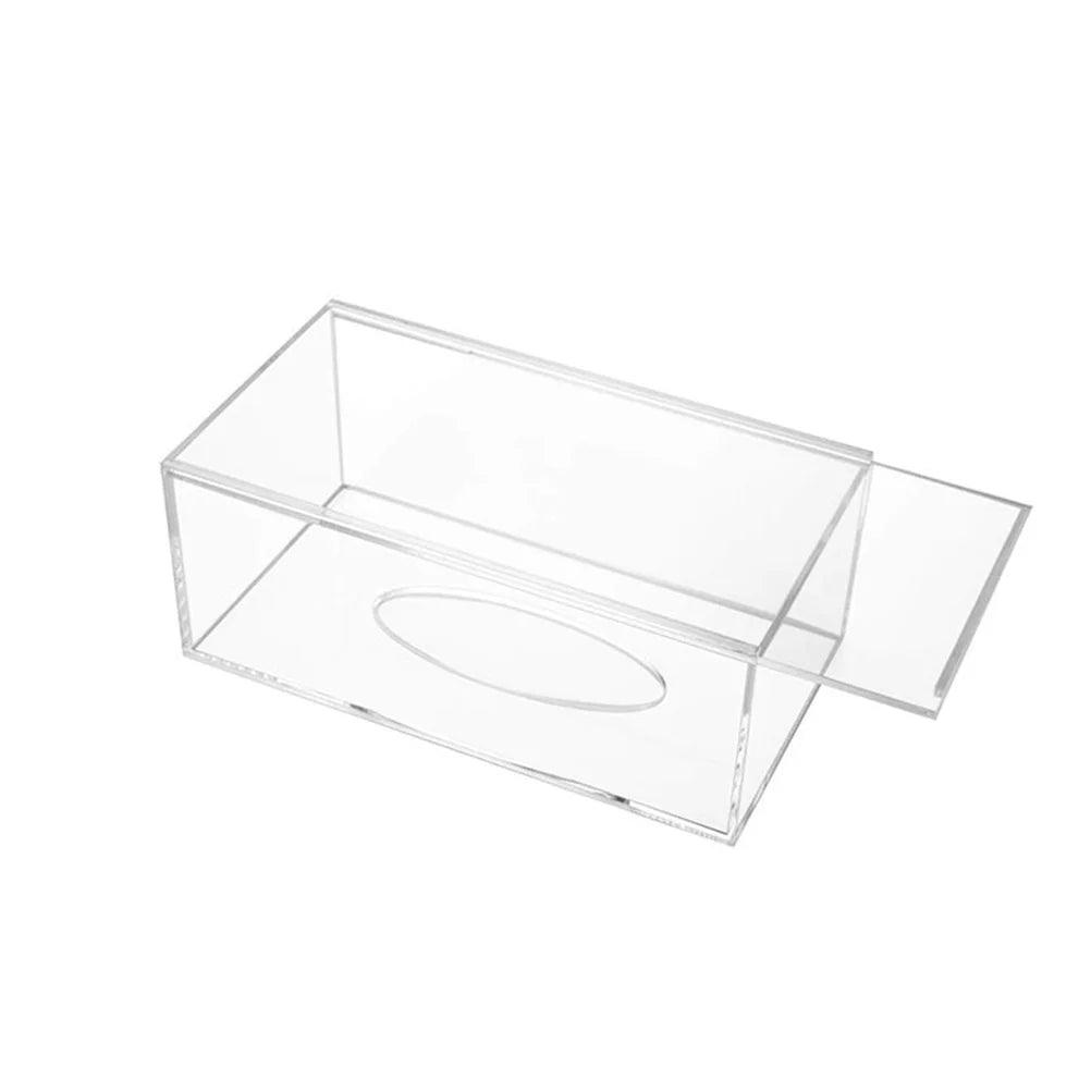Modern acrylic tissue holder