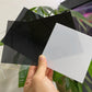 Square Acrylic Boards in Translucent Black for LED Screen Cover and Painting