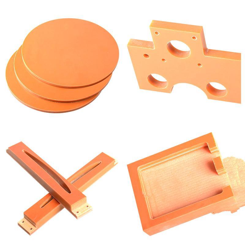 Stack of bakelite resin sheets in different thicknesses