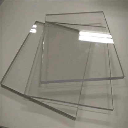 UV-resistant clear polycarbonate sheet for custom cut-to-size applications
