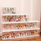 Large white lockable acrylic showcase for anime figure display