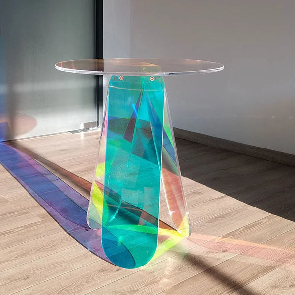 Acrylic coffee table featured in hotel lobby hospitality interior design